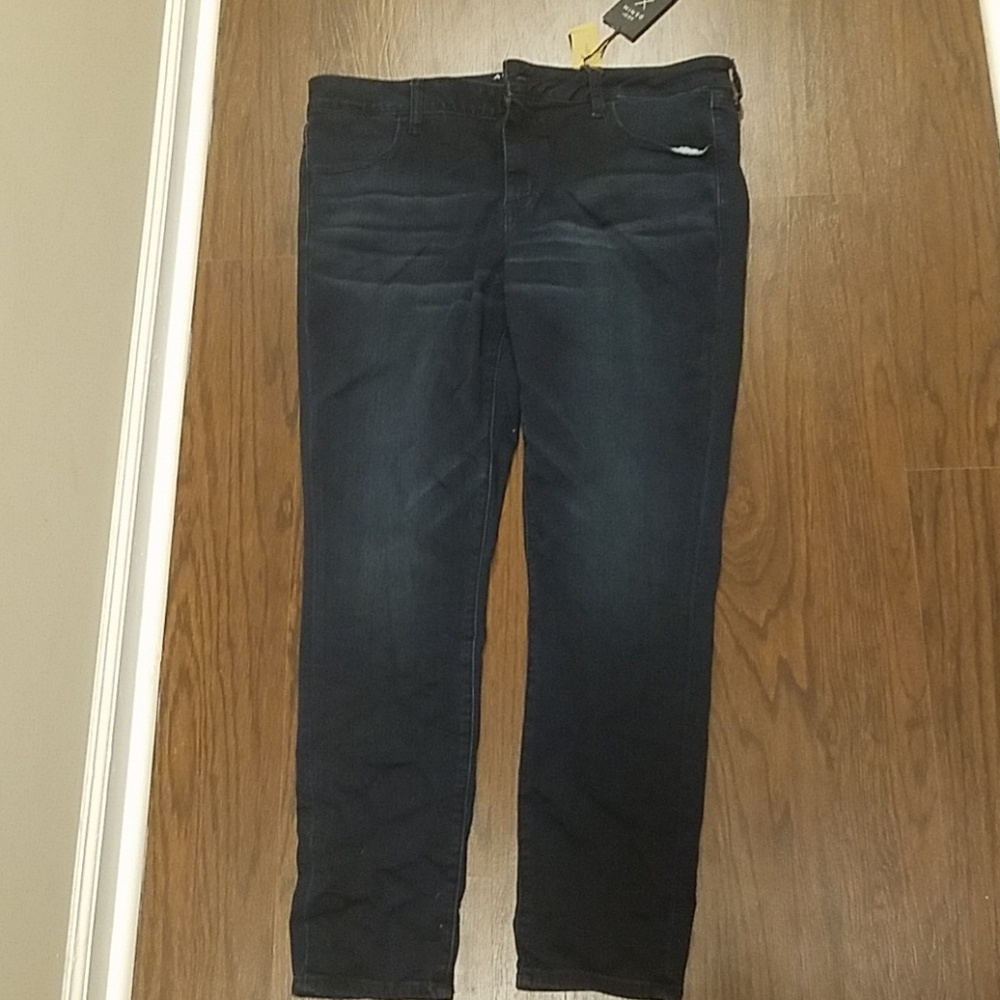 Dark wash jeggins